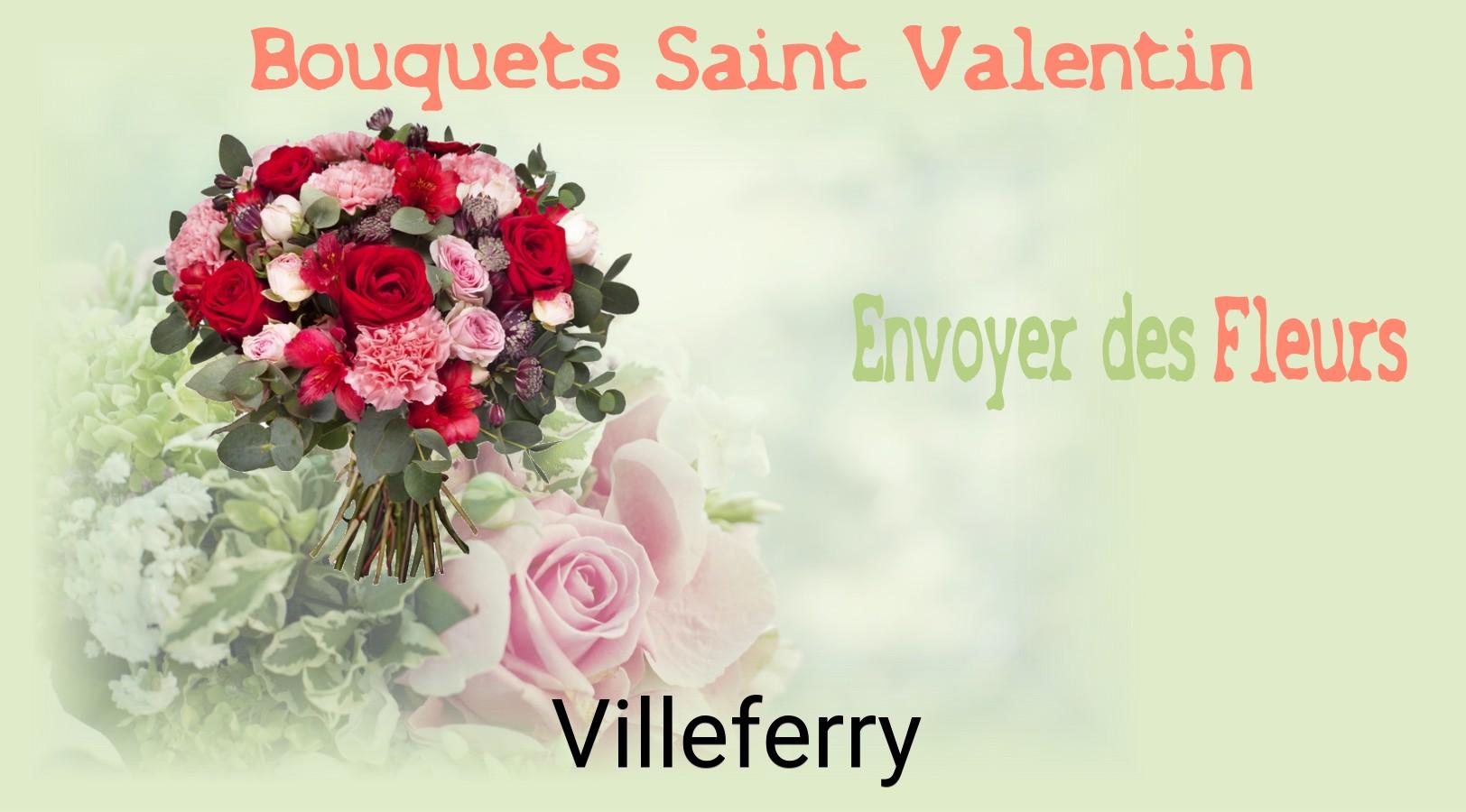 Roses de Saint-Valentin livrées à Villeferry